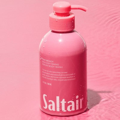 Saltair Pink Beach Serum Body Wash Coconut Scent 17 fl oz - Imperfect Container by This is Beauty US