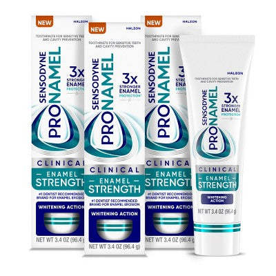 Sensodyne Pronamel Clinical Enamel Strengthening and Whitening Action Toothpaste 3.4oz/3pk - New by This is Beauty US