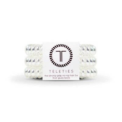 TELETIES Elastics Crystal Clear Large/3ct - New by This is Beauty US