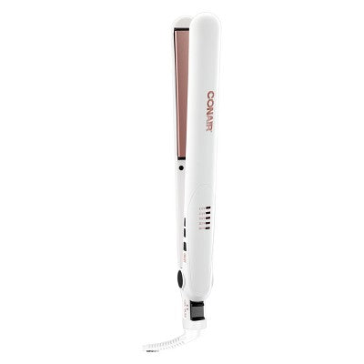 Conair Double Ceramic Flat Iron White 1" - Imperfect Box by This is Beauty US