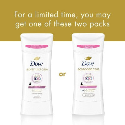 Dove Beauty Advanced Care Clear Finish 72-Hour Women&