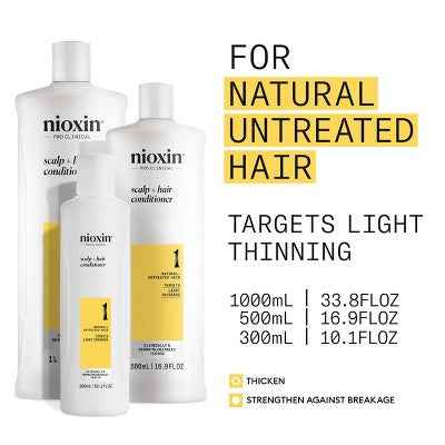 Nioxin System 1 Therapy Conditioner 10.1 fl oz - New