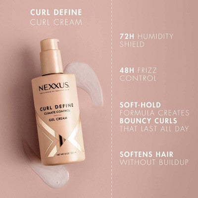 Nexxus Curl Define Climate Control Hair Gel Cream 8oz - New by This is Beauty US