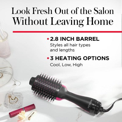 Revlon One-Step Volumizer Original Blow Dry Brush Blue - Imperfect Box by This is Beauty US