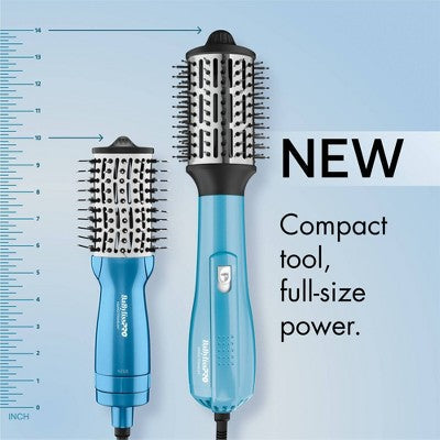 BaBylissPRO Nano Titanium Compact Hot Air Straightening Brush Blue - New by This is Beauty US