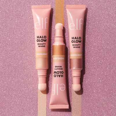 e.l.f. Halo Glow Highlighter Beauty Wand Champagne Campaign 0.33 fl oz - Imperfect Box