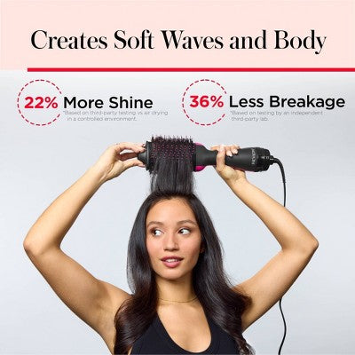 Revlon One-Step Volumizer Original Blow Dry Brush Blue - Imperfect Box by This is Beauty US