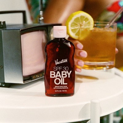 Vacation Baby Oil SPF 30 3.4 fl oz - Imperfect Container DestGlow