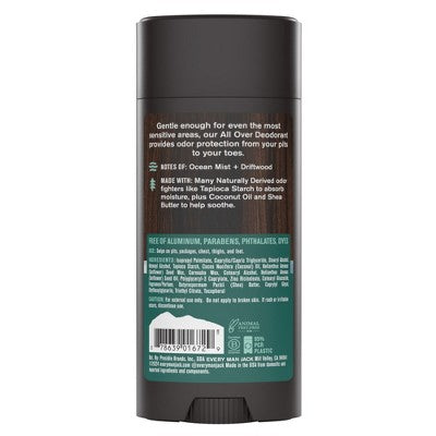 Every Man Jack All Over Solid Deodorant Coastal Surf - 2.6oz by This is Beauty US