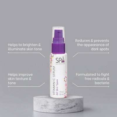 Spa Sciences Vitamin C Serum Brightening Facial Serum 1 fl oz - New - DestGlow