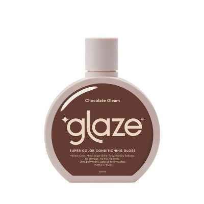 Glaze SuperGloss Color Conditioning Hair Gloss Chocolate Gleam Brown 6.4 fl oz - New
