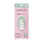 Dashing Diva Glaze Semi-Cured Gel Nail Polish Strips Emerald Marble 32ct - New
