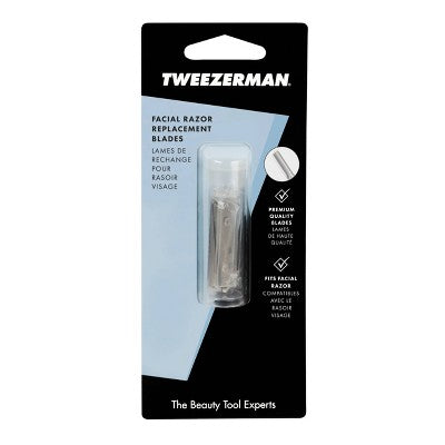 Tweezerman Facial Razor Blades Refill 4ct - New by This is Beauty US