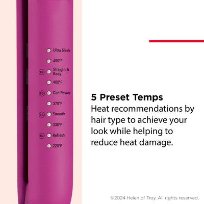 Revlon Easy Heat Precision Hair Flat Iron 1" - Imperfect Box by This is Beauty US