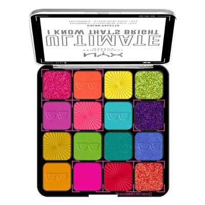 NYX Professional Makeup Ultimate Eyeshadow Palette 0.32 oz - Imperfect Container