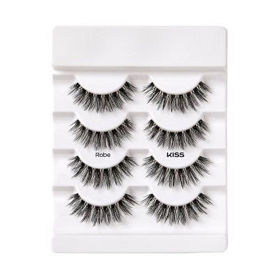 KISS Products Lash Couture 3D Volume False Eyelashes Robe 4ct - New by This is Beauty US