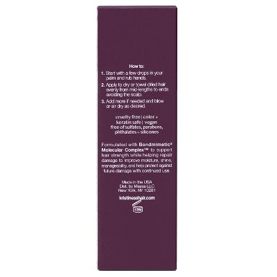 Kristin Ess + Hair Serum for Frizz & Damaged Hair 1.7 fl oz - Imperfect Box by This is Beauty US