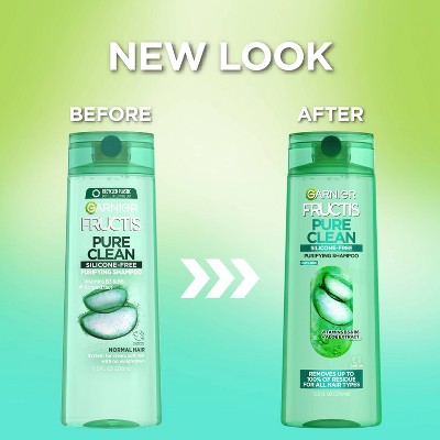 Garnier Fructis Pure Clean Fortifying Shampoo+Aloe Extract 12.5 fl oz - New by This is Beauty US