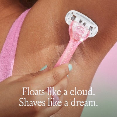 Billie Handle with Magnetic Holder Women 5 Blade Refills Reusable Razor - New by This is Beauty US