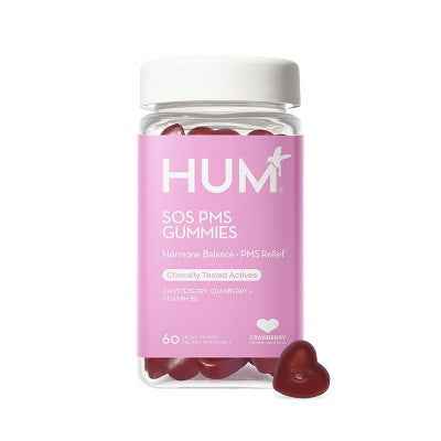 HUM Nutrition SOS PMS for PMS Relief & Mood Support Vegan Gummies 60ct - New