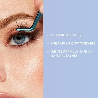 KISS Products Falscara Clear Band Lash Extension Kit 36ct - Imperfect Box DestGlow