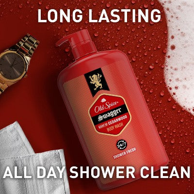 Old Spice Red Zone Swagger Body Wash 33.4 fl oz - New by This is Beauty US