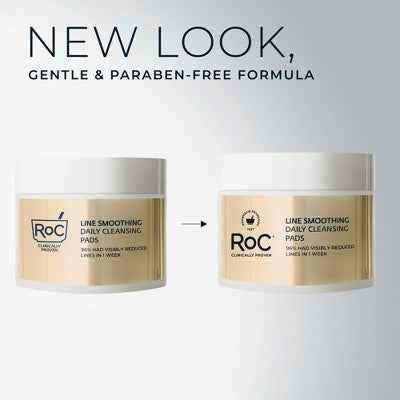 RoC Line Smoothing Daily Cleansing Pads 28ct - New