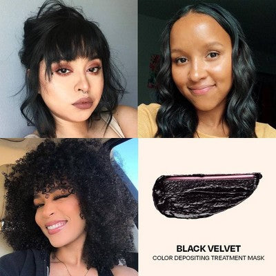 Overtone Black Velvet Daily Conditioner- Semi-Permanent Hair Color 4.5 oz - New