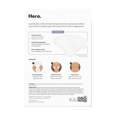 Hero Cosmetics Rescue Patch 6ct - New - DestGlow