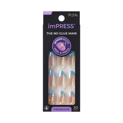 KISS imPRESS Press-On Manicure Fake Nails Best Life - New - DestGlow