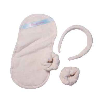 MakeUp Eraser Wifey Head Band/Wrist Guard/Wipe 3ct - New - DestGlow