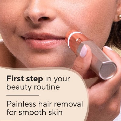 Finishing Touch Flawless Facial Hair Remover Electric Razor for Women Coral - Imperfect Box by This is Beauty US