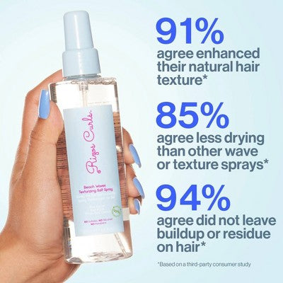Rizos Curls Beach Waves Texturizing Salt Spray 6.8 fl oz - Small Amount Missing by This is Beauty US