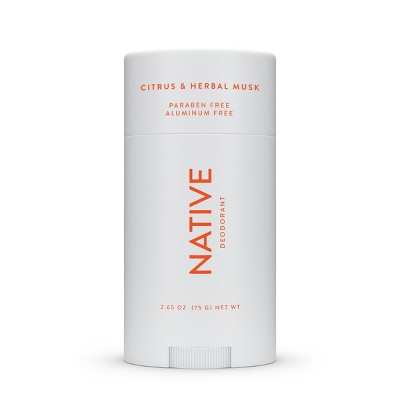 Native Solid Deodorant for Men & Women Citrus & Herbal Musk 2.65oz - Imperfect Container by This is Beauty US