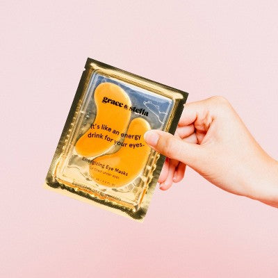 Grace & Stella Energizing Under Eye Mask Gold 24 Pair - Imperfect Box