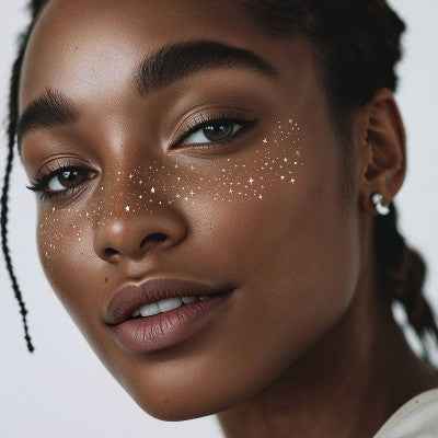 Fazit Silver Glitter Freckle Makeup Patches - New