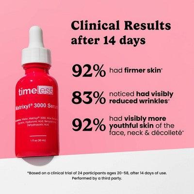 Timeless Skin Care Matrixyl 3000 Serum 1 fl oz - Imperfect Box