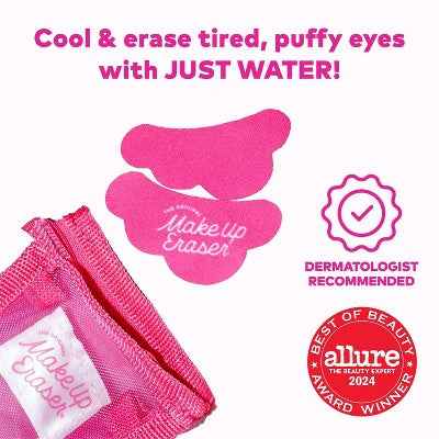 MakeUp Eraser Cooling Clouds Under-Eye Patches With Laundry Bag 1ct - New