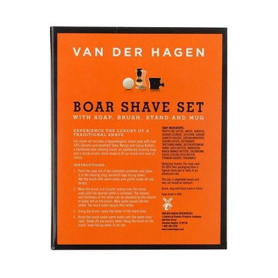 Van der Hagen Premium 4 Piece Shave Gift Set - Imperfect Box by This is Beauty US
