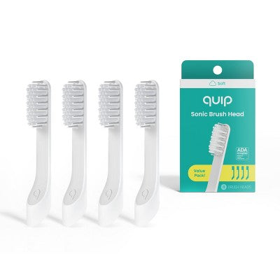 quip Sonic Brush Head Refill 4pk - Missing Box by This is Beauty US