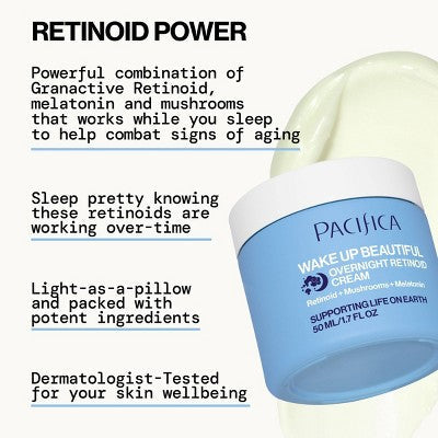 Pacifica Wake Up Beautiful Overnight Retinol Cream 1.7 fl oz - Imperfect Box by This is Beauty US