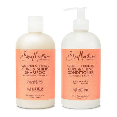 SheaMoisture Shampoo & Conditioner Bundle for Curly Hair 6oz/2pk - Imperfect Box by This is Beauty US