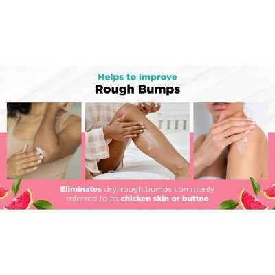 Dermasuri Exfoliating Body Lotion Pink Grapefruit 4oz - New