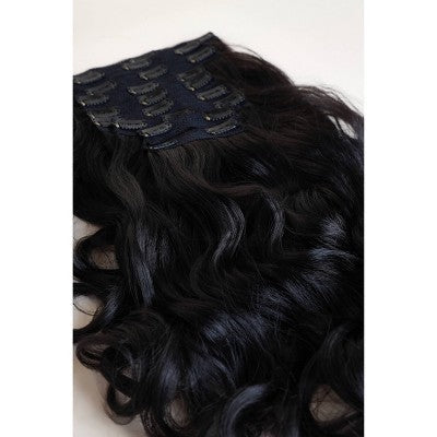 Curlkalon Soft Curl 10 inch Clip-In Natural Black Hair Extensions 9ct - Imperfect Box by This is Beauty US