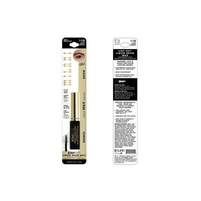 Milani Stay Put Liquid Eyebrow Enhancer Wax Clear 0.169 fl oz - Imperfect Box by This is Beauty US