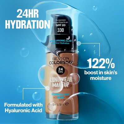 Revlon ColorStay Makeup for Normal/Dry Skin with SPF 20 110 Ivory 1 fl oz - Imperfect Container