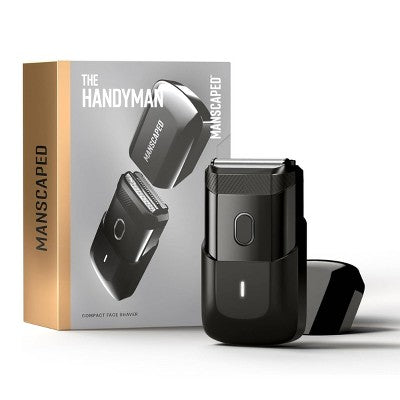 MANSCAPED The Handyman Compact Face Shaver Portable SkinSafe - Imperfect Box by This is Beauty US