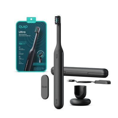 quip Ultra Next Generation Smart Sonic Electric Toothbrush Onyx - Imperfect Box by This is Beauty US