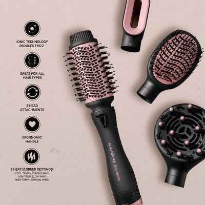 BEACHWAVER Co. Blowout Brush Midnight Rose - Imperfect Box