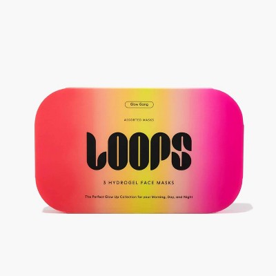 LOOPS Glow Gang Facial Mask 3ct/1.18oz - New by This is Beauty US